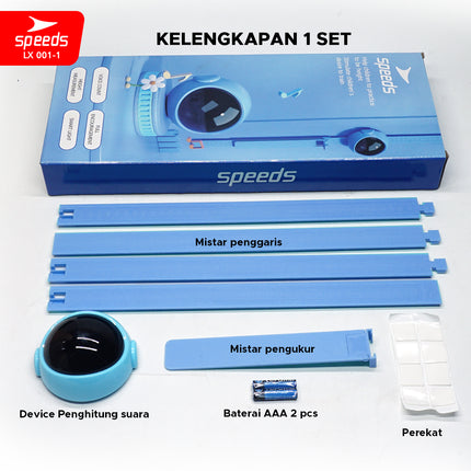 SPEEDS Pengukur Tinggi 2in1 Badan Anak Olahraga Lompat Peninggi Badan Anak Height Scale LX 001-1