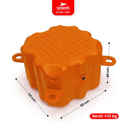SPEEDS Floating Dock Floating Cube HPDE 50x50x40cm Anti-Slip Multifunctional Stackable Magic Float Wholesale Available 001-1601