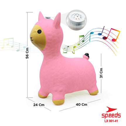 SPEEDS Jumping Inflatable Horse Hiburan Anak Mainan Kuda Kudaan Anak Karet Tiup Kids Toys 001-41