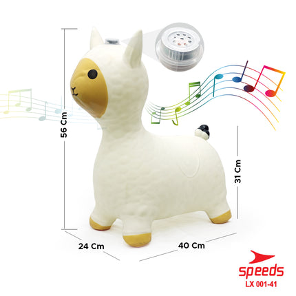 SPEEDS Jumping Inflatable Horse Hiburan Anak Mainan Kuda Kudaan Anak Karet Tiup Kids Toys 001-41