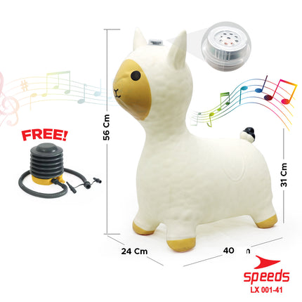 SPEEDS Jumping Inflatable Horse Hiburan Anak Mainan Kuda Kudaan Anak Karet Tiup Kids Toys 001-41
