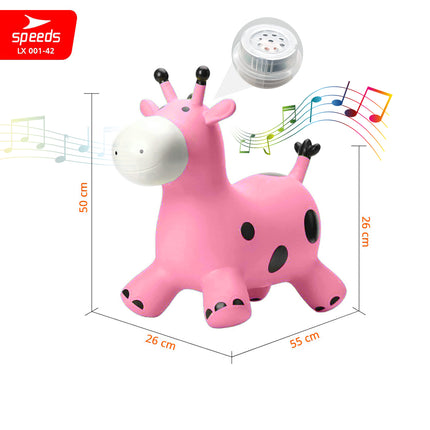SPEEDS Mainan Kuda Kudaan Karet Mainan Tunggangan Rocking Horse Animal Jumping Horse 001-42