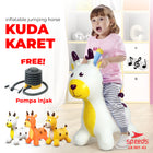 SPEEDS Mainan Kuda Kudaan Karet Rocking Horse Animal Jumping Horse 001-43