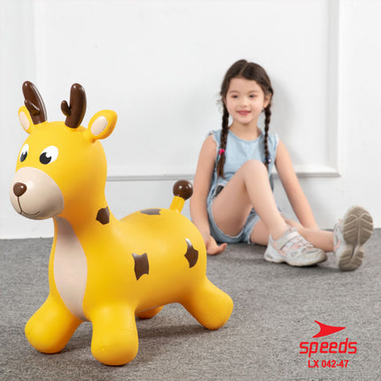 SPEEDS Mainan Kuda Kudaan Karet Rocking Horse Animal Jumping Horse 001-43