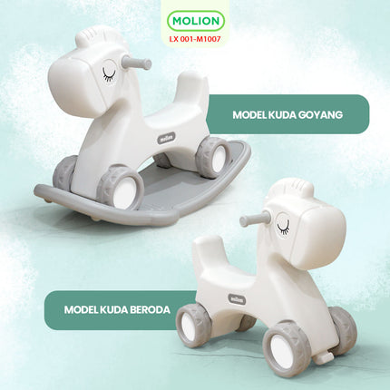 Kuda-Kudaan Anak HDPE Edukatif 1-6 Tahun Rocking Horse Mainan Anak 001-M1007