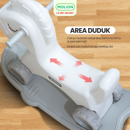 Kuda-Kudaan Anak HDPE Edukatif 1-6 Tahun Rocking Horse Mainan Anak 001-M1007