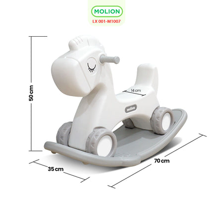 Kuda-Kudaan Anak HDPE Edukatif 1-6 Tahun Rocking Horse Mainan Anak 001-M1007