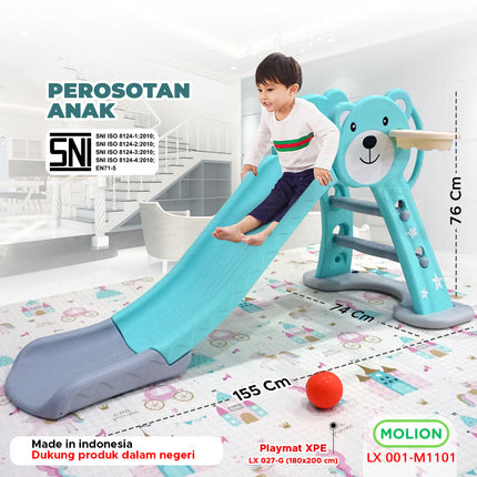SNI Certified Toys Kids Slide Children's Slide Playground Slide BabyFence PlayFence Standard 001-M1101