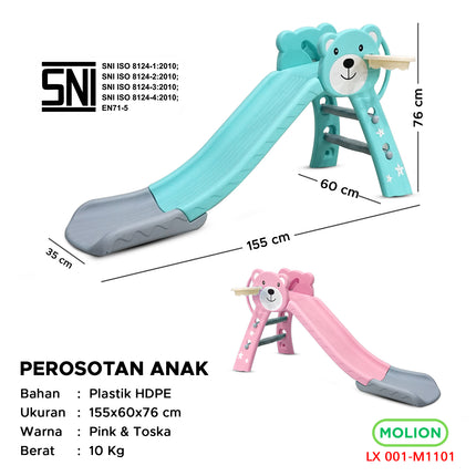 SNI Certified Toys Kids Slide Children's Slide Playground Slide BabyFence PlayFence Standard 001-M1101