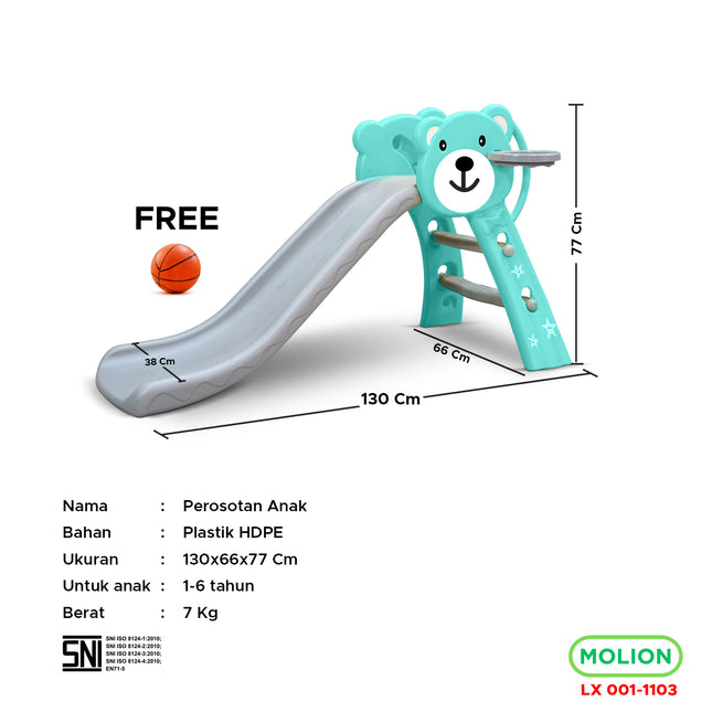 Mainan SNI Perosotan Anak Papan Seluncur Anak Playground Prosotan PlayFence BabyFence Berstandar 001-M1103