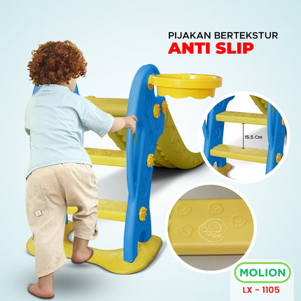 Mainan SNI Perosotan Anak Mainan Seluncuran Prosotan Kuda Kudaan Prusutan Hiburan Anak HDPE Berstandar 001-M1105