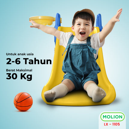 Mainan SNI Perosotan Anak Mainan Seluncuran Prosotan Kuda Kudaan Prusutan Hiburan Anak HDPE Berstandar 001-M1105