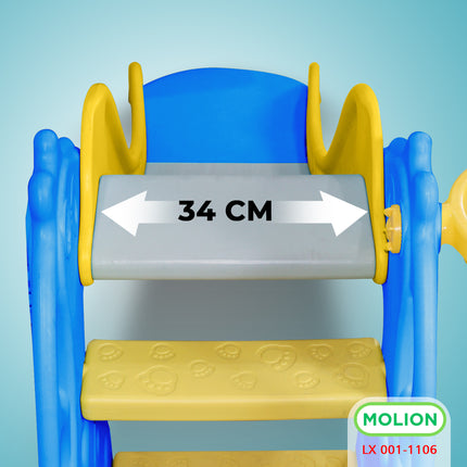 Mainan SNI Perosotan Anak Mainan Prosotan HDPE Seluncuran Anak Playground Free Ring Basket Berstandar 001-M1106