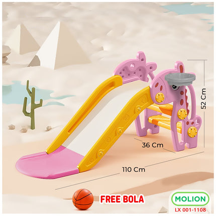 Prosotan SNI Anak Perosotan Mainan Anak Seluncuran Playground Slide Model Binatang Girrafe Berstandar 001-M1108