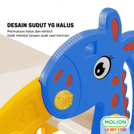 Prosotan SNI Anak Perosotan Mainan Anak Seluncuran Playground Slide Model Binatang Girrafe Berstandar 001-M1108