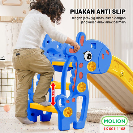 Prosotan SNI Anak Perosotan Mainan Anak Seluncuran Playground Slide Model Binatang Girrafe Berstandar 001-M1108