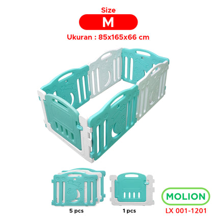 Pagar Anak Pagar Bayi Pagar Mainan Anak Bayi Baby Fence Lengkap dan Kokoh 001-M1201