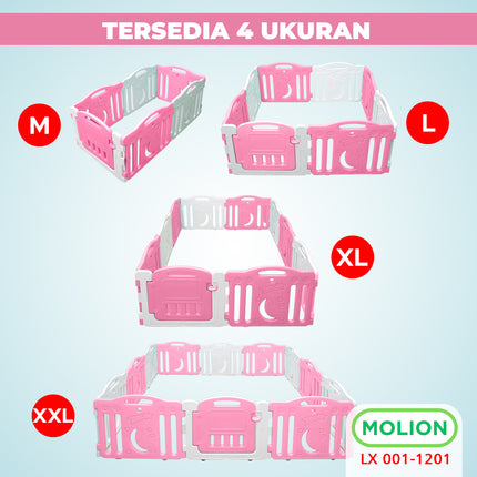 Pagar Anak Pagar Bayi Pagar Mainan Anak Bayi Baby Fence Lengkap dan Kokoh 001-M1201