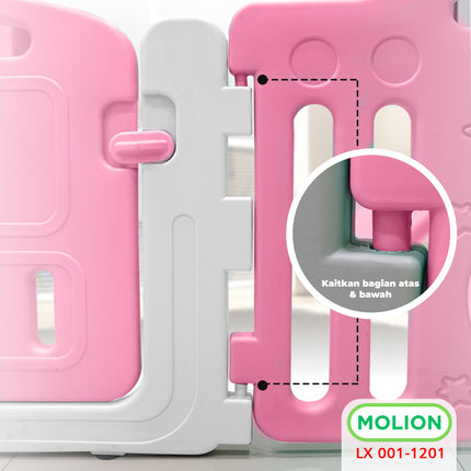 Pagar Anak Pagar Bayi Pagar Mainan Anak Bayi Baby Fence Lengkap dan Kokoh 001-M1201
