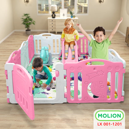 Pagar Anak Pagar Bayi Pagar Mainan Anak Bayi Baby Fence Lengkap dan Kokoh 001-M1201