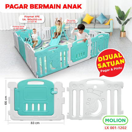 Pagar Anak Pagar Bayi Playpen Bayi Pagar Mainan Anak Bisa Dilipat Babyfance 001-M1202