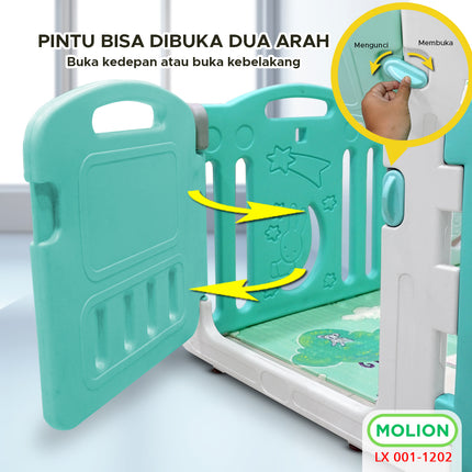 Pagar Anak Pagar Bayi Playpen Bayi Pagar Mainan Anak Bisa Dilipat Babyfance 001-M1202