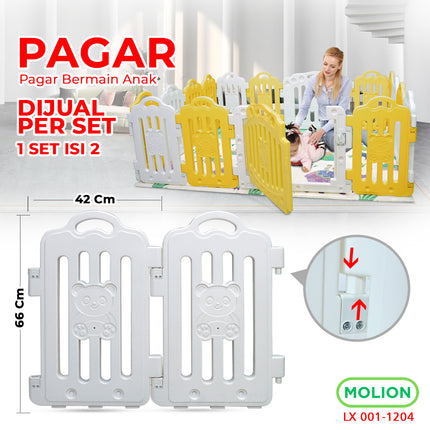 Pagar Bayi Anak Pintu Playfence Pengaman Anak Bayi Balita Play Fence Babyfence 001-M1204
