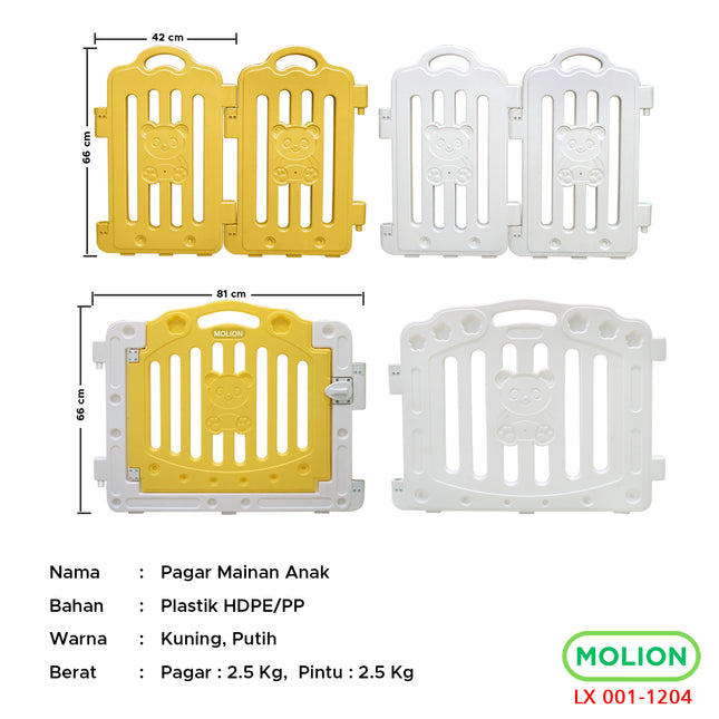 Baby Gate Playfence Child Safety Gate Toddler Play Fence Babyfence 001-M1204