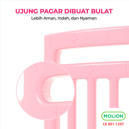 SNI Pagar Bayi Pagar Mainan Anak Playfence Pagar Bayi Baby Fence Lingkaran 360° Safety Berstandar 001-M1207
