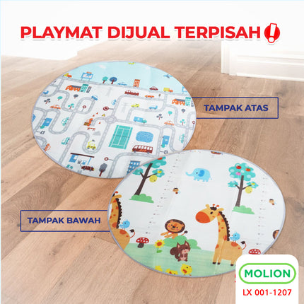 SNI Pagar Bayi Pagar Mainan Anak Playfence Pagar Bayi Baby Fence Lingkaran 360° Safety Berstandar 001-M1207