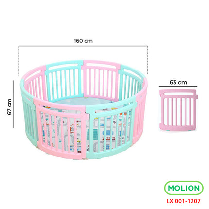 SNI Pagar Bayi Pagar Mainan Anak Playfence Pagar Bayi Baby Fence Lingkaran 360° Safety Berstandar 001-M1207
