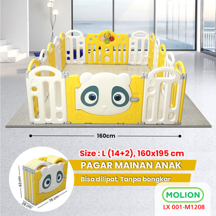 Pagar Bayi Pagar Mainan Anak Baby Fence Kokoh Play Fence Pagar Anak 001-M1208