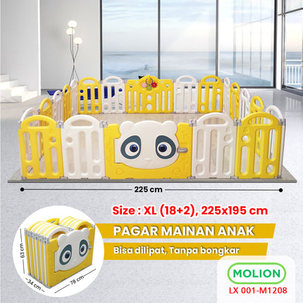 Pagar Bayi Pagar Mainan Anak Baby Fence Kokoh Play Fence Pagar Anak 001-M1208