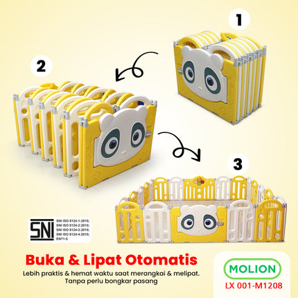 Pagar Bayi Pagar Mainan Anak Baby Fence Kokoh Play Fence Pagar Anak 001-M1208