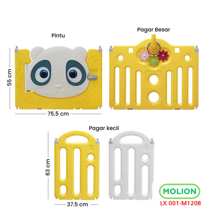 Pagar Bayi Pagar Mainan Anak Baby Fence Kokoh Play Fence Pagar Anak 001-M1208