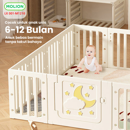 Baby Playpen Multifunctional HDPE Baby Fence Sturdy Play Fence Baby Fence 001-M1210