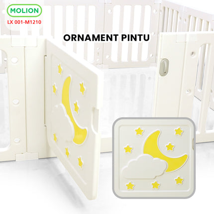 Baby Playpen Multifunctional HDPE Baby Fence Sturdy Play Fence Baby Fence 001-M1210