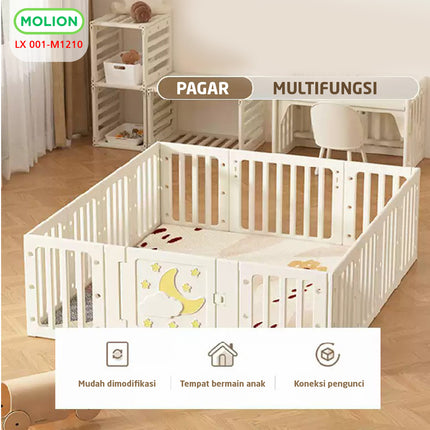 Baby Playpen Multifunctional HDPE Baby Fence Sturdy Play Fence Baby Fence 001-M1210