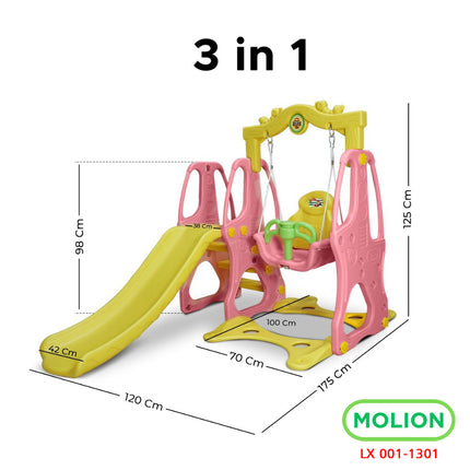 Prosotan SNI Ayunan Anak Swing Slide 3in1 Mainan Anak Seluncuran Anak Ayun Perosotan Berstandar 001-M1301