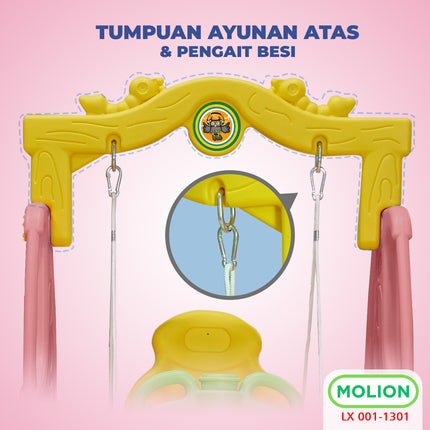 Prosotan SNI Ayunan Anak Swing Slide 3in1 Mainan Anak Seluncuran Anak Ayun Perosotan Berstandar 001-M1301