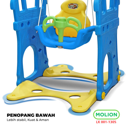 Mainan SNI Prosotan Ayunan Perosotan Ayunan Seluncuran Anak 3in1 Premium Berstandar 001-M1305