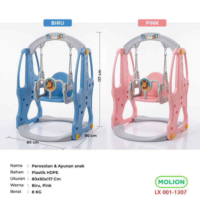 Mainan SNI Ayun Anak Ayonan Ayunan Playground Anak HDPE Swing Hiburan Anak Berstandar 001-M1307