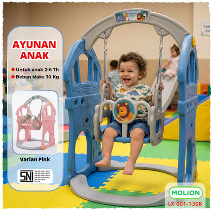 SNI Children's Swing Toy Swing Playground for Babies and Toddlers HDPE Standard 001-M1308