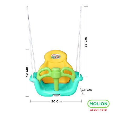 SNI Kids Swing Toy Horse Swing Cute Character Play Playground Playgym Standard 001-M1310