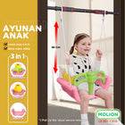 SNI Kids Swing Toy Horse Swing Cute Character Play Playground Playgym Standard 001-M1310