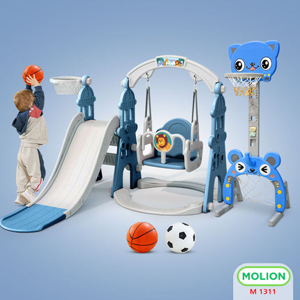 Mainan SNI Prosotan Perosotan HDPE Ring Basket Seluncuran Swing Slide Playground Anak 001-M1311