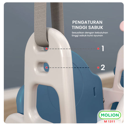 Mainan SNI Prosotan Perosotan HDPE Ring Basket Seluncuran Swing Slide Playground Anak 001-M1311