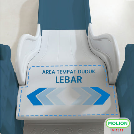 Mainan SNI Prosotan Perosotan HDPE Ring Basket Seluncuran Swing Slide Playground Anak 001-M1311