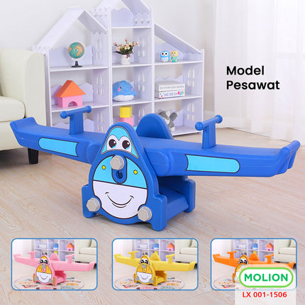 SNI Toy Rocking Horse Seesaw for Kids, HDPE Rocking Horse Playground Seesaw, Standard 001-M1506