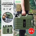 SPEEDS Water Tank HDPE Container Water 18.5L Food Grade Tank Galon Air Jerigen Gallon Portable Water Picnic Dispenser 001-M1701
